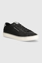 Sneakers boty Tommy Hilfiger TH HI VULC LOW CORE SEASONAL přírodní kůže černá FM0FM05110