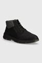 Tommy Hilfiger pantofi HILIFGER NUBUCK HYBRID CHUKKA casual negru FM0FM05108