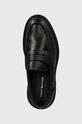Kožne mokasinke Tommy Hilfiger LIGHT HILFIGER LEATHER LOAFER crna FM0FM05089
