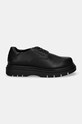 Кожени половинки обувки Armani Exchange XUC016.XV874.00002 черен AW24