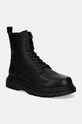 Armani Exchange buty skórzane nieocieplane czarny XUM018.XV874.00002