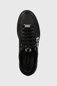 Philipp Plein sneakers din piele Lo-Top Hexagon negru MSC3981.PLE005N.0202