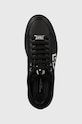 Philipp Plein sneakers din piele Lo-Top Hexagon negru MSC3981.PLE005N.0202