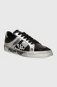 Philipp Plein sportcipő Lo-Top Retrokickz nappa bőr fekete USC0633.PLE005N.0270