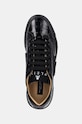 Philipp Plein sneakers din piele Crocco Lo-Top Hexagon negru USC0653.PTE003N.0202