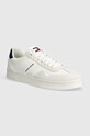 Tenisky Tommy Jeans TJM LEATHER RETRO CUPSOLE semišová koža biela EM0EM01414