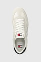 Кросівки Tommy Jeans TJM LEATHER RETRO CUPSOLE білий EM0EM01414