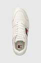 Кожаные кроссовки Tommy Jeans THE BROOKLYN LEATHER белый EM0EM01429