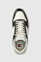 Шкіряні кросівки Tommy Jeans THE BROOKLYN LEATHER чорний EM0EM01429