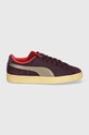 Puma sneakers din piele intoarsă Suede Play Paris 398190 burgundia AW24