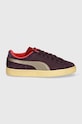 Puma sneakers din piele intoarsă Suede Play Paris 398190 burgundia AW24