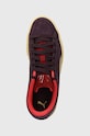 Puma sneakers din piele intoarsă Suede Play Paris burgundia 398190