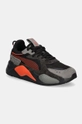 Puma sneakersy RS-X Heritage imitacja zamszu czarny 398210