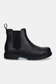 Кожаные полусапоги Guess SIDNEY BEATLES FMFSBE.SUE15.BLACK чёрный AW24