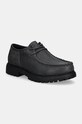 Guess pantofi din nubuc SIDNEY ENGINEER năbuc gri FMFSEN.ESU13.BLACK