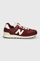 New Balance sneakersy 574 U574RBK bordowy AW24