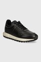 Emporio Armani sneakers din piele Planet friendly negru X4X639.XD382.00002