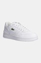 Lacoste sneakersy skórzane T-Clip Set niska biały 48SMA0031