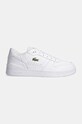 Lacoste sneakersy skórzane T-Clip Set 48SMA0031 biały SS25