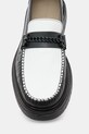 Obuwie AllSaints mokasyny skórzane Gibbs Chain Loafer M011FB czarny