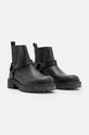 Шкіряні черевики AllSaints Hank Biker Boot M017FB чорний AW24