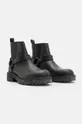 AllSaints scarpe in pelle Hank Biker Boot M017FB nero AW24