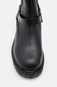 Boty Kožené boty AllSaints Hank Biker Boot M017FB černá