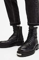 Кожени обувки AllSaints Hank Boot M004FB черен