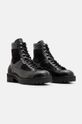 Кожаные ботинки AllSaints Hank M018FB чёрный AW24