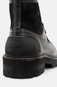 AllSaints buty skórzane Hank czarny M018FB