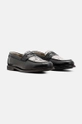 Δερμάτινα μοκασίνια AllSaints Harmon Loafer M024FB μαύρο AW24