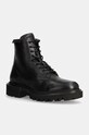 Кожаные ботинки AllSaints Vaughan Boot кожа чёрный M049FB