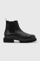 Кожаные полусапоги AllSaints VINCE BOOT кожа чёрный M050FB
