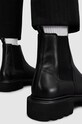 AllSaints ghete chelsea de piele VINCE BOOT M050FB negru