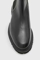 Încălțăminte AllSaints ghete chelsea de piele VINCE BOOT M050FB negru