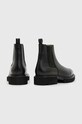 AllSaints ghete chelsea de piele VINCE BOOT negru M050FB