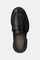 Шкіряні мокасини AllSaints Vinni Loafer чорний M051FB