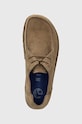 Birkenstock velúr félcipő Utti Lace bézs 1027274.