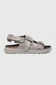 Sandale Birkenstock Shinjuku zrnata koža siva 1028132