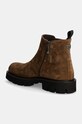 Boty Semišové kotníkové boty Baldinini U5B022P1CROS.3050 hnědá