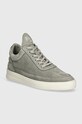 Filling Pieces sneakersy zamszowe Low Top Ripple Nubuck Planet friendly szary 10122841878