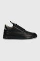 Filling Pieces sneakers din piele Low Top Bianco 10127792200 negru AW24