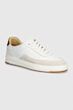 Filling Pieces sneakersy skórzane Mondo Squash Tag skóra zamszowa biały 56425651901