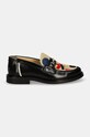 Kožené mokasíny Filling Pieces Loafer Bauhaus 44278051861 čierna AW24