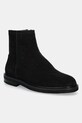 Cipele od brušene kože Filling Pieces Western Chelsea Suede bez tople podstave crna 77922791861