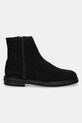 Cipele od brušene kože Filling Pieces Western Chelsea Suede 77922791861 crna AW24