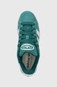 Tenisice od brušene kože adidas Originals Campus 00s zelena ID1437