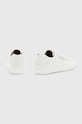 Δερμάτινα αθλητικά παπούτσια AllSaints Underground Leather Low Top M058FB λευκό