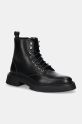 Steve Madden scarponi da trekking in pelle Zeke pelle fiore nero SM12000733.017