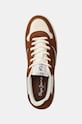 Pepe Jeans sneakers din piele intoarsă PMS00033 maro PMS00033